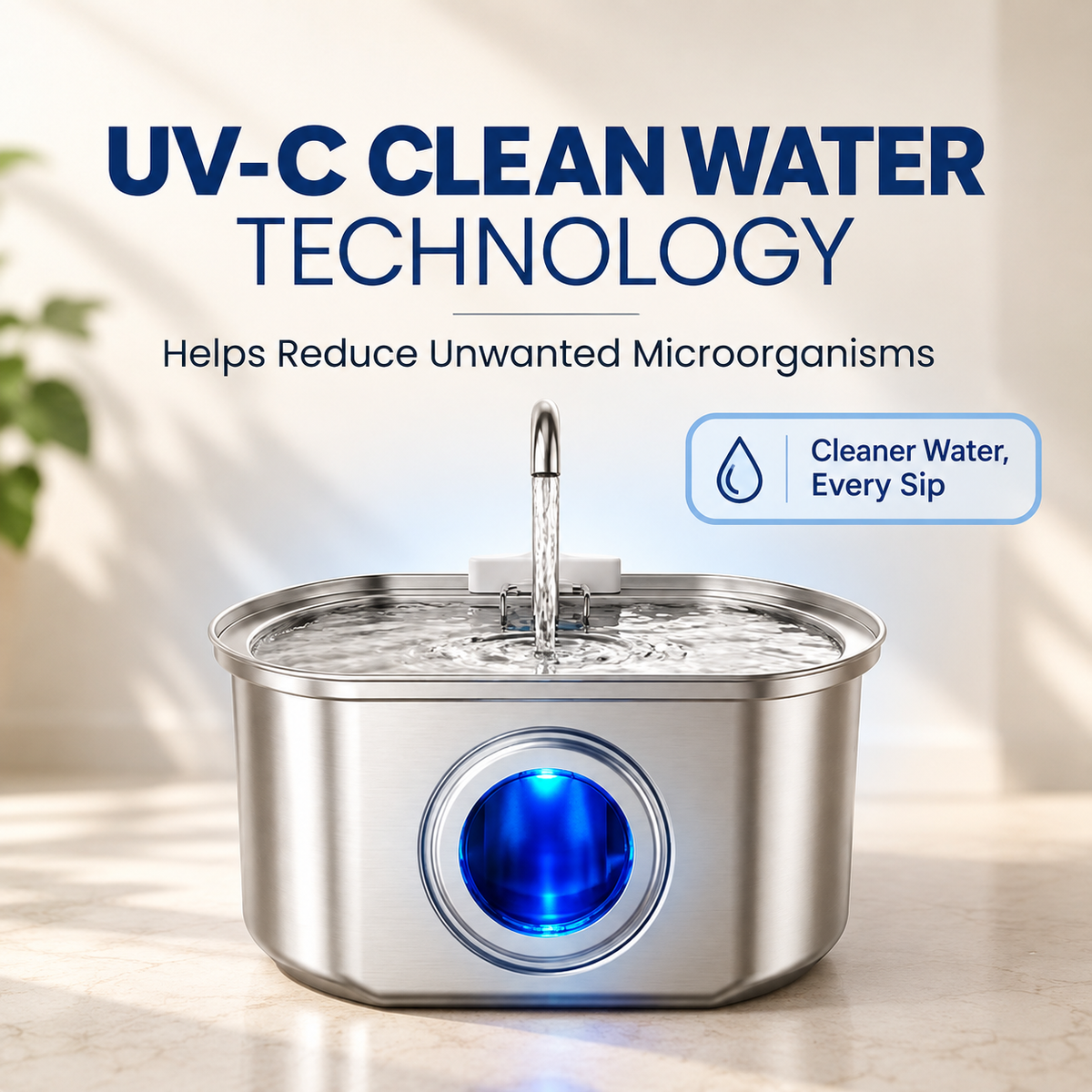 Ravyura™ Cat Fountain Water Dispenser