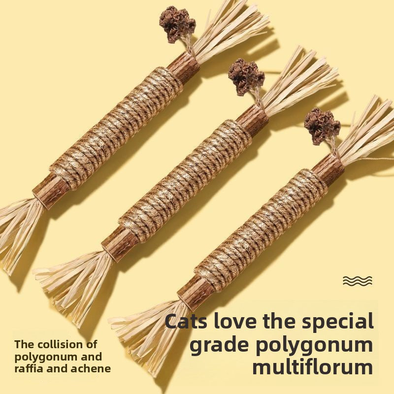 Wood Catnip Chew Sticks
