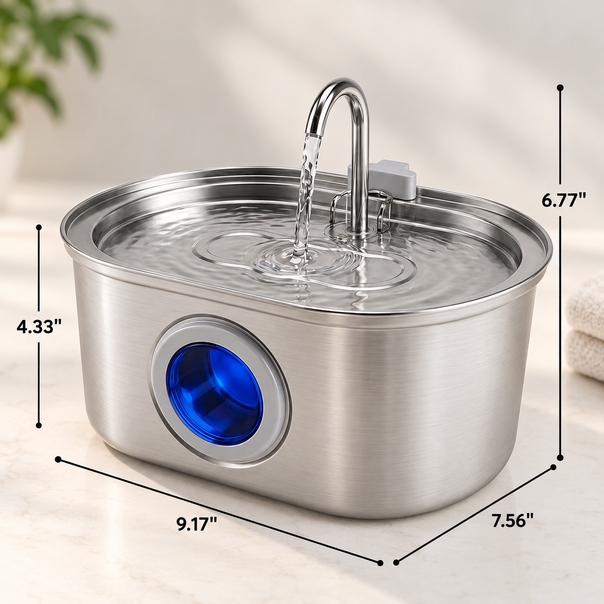 Ravyura™ Cat Fountain Water Dispenser